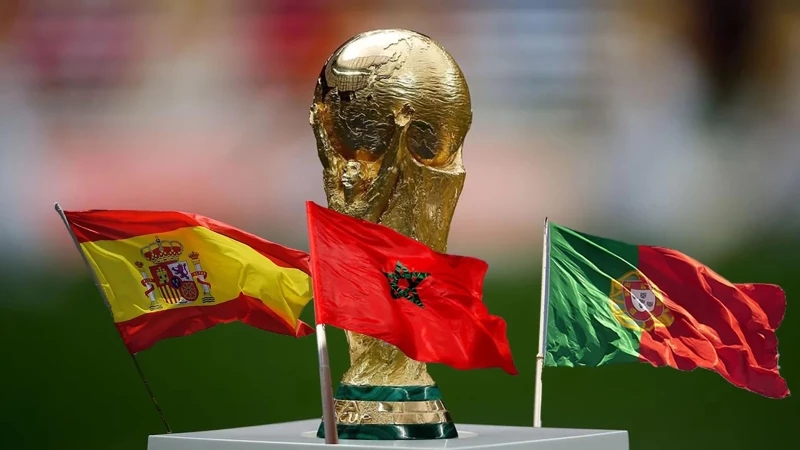 صراع العروش الكروي: المغرب وإسبانيا والبرتغال يفوزون بتنظيم كأس العالم لكرة القدم 2030،  تحدّيات جديدة ومنافسة لا تنسى بين الأعراف العملاقة!