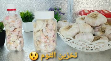 «متشليش هم تاني»… طريقة تخزين الثوم من السنة للسنة بخطوات سهلة وبدون أن يتلف نهائيا!!