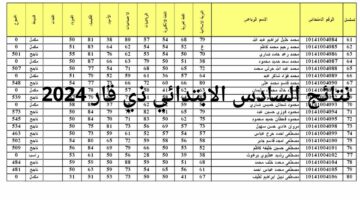 اعرف نتيجتك من هنا .. رابط نتائج السادس الابتدائي ذي قار 2024 العراق الدور الأول