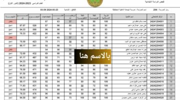 (تبريكات للجميع) رابط نتائج السادس الابتدائي ذي قار 2024 دور أول pdf موقع نتائجنا بالاسم فقط