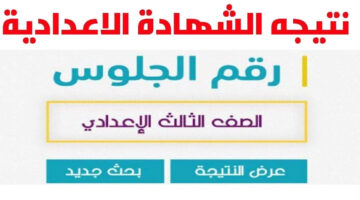 ظهرت الآن.. نتيجة الشهادة الإعدادية محافظة الجيزة بالاسم ورقم الجلوس استعلم الآن