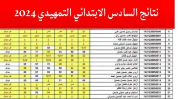 حملها PDF.. رابط نتائج السادس الابتدائي محافظة بابل 2024 في عموم العراق “epedu.gov.iq”