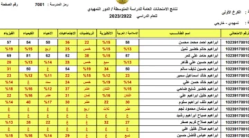 مليون مبروووووووك.. التعليم العراقي يعلن عن نتائج السادس الابتدائي المثني 2024 عبر موقع نتائجنا – وزارة التربية العراقية