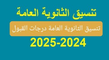 رسميا.. درجات قبول الثانوية العاملة وتنسيق قبول طلاب الاعدادية في الثانوي العام 2024/2025