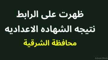 ” اسماء اوائل ” السابع نتيجة 3 اعدادي محافظة الشرقية 2024 بالاسم ورقم الجلوس نتيجة نت نتيجة الشهادة الاعدادية محافظة الشرقية توداي