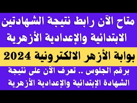 البوابة الإلكترونية للأزهر الشريف.. الكشف عن نتيجة الشهادة الابتدائية الأزهرية 2024 بالاسم ورقم الجلوس