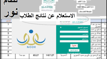 noor.moe.gov.sa.. الاستعلام عن نتائج الطلاب برقم الهوية 1445 الفصل الثالث الدراسي عبر نظام نور