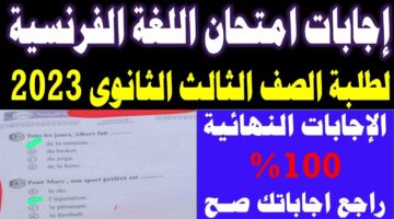 ” راجع امتحانك ” نموذج اجابة امتحان اللغة الاجنبية الثانية 2024 ” الماني – فرنساوي – اسباني – ايطالي ” نموذج حل امتحان لغة اجنبية ثانية pdf