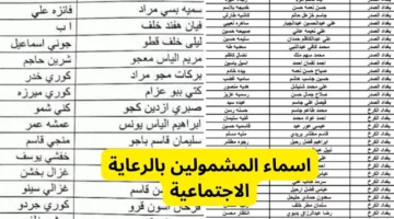 “هنا” تعرف على أسماء المشمولين في الوجبة السابعة بالرعاية الاجتماعية في عموم العراق 2024 عبر منصة مظلتي