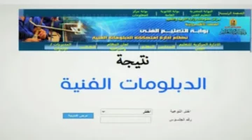 لينك شغاال.. كيفية إستخراج نتيجة الدبلومات الفنية 2024 من الموقع الرسمي وموعد ظهور النتيجة