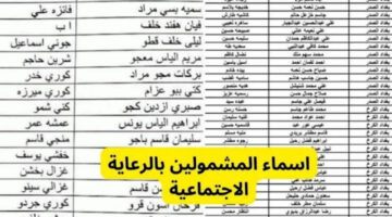 لينك رسمي .. طريقة الاستعلام عن اسماء المشمولين بالرعاية الاجتماعية الوجبة السابعة بالخطوات الصحيحة