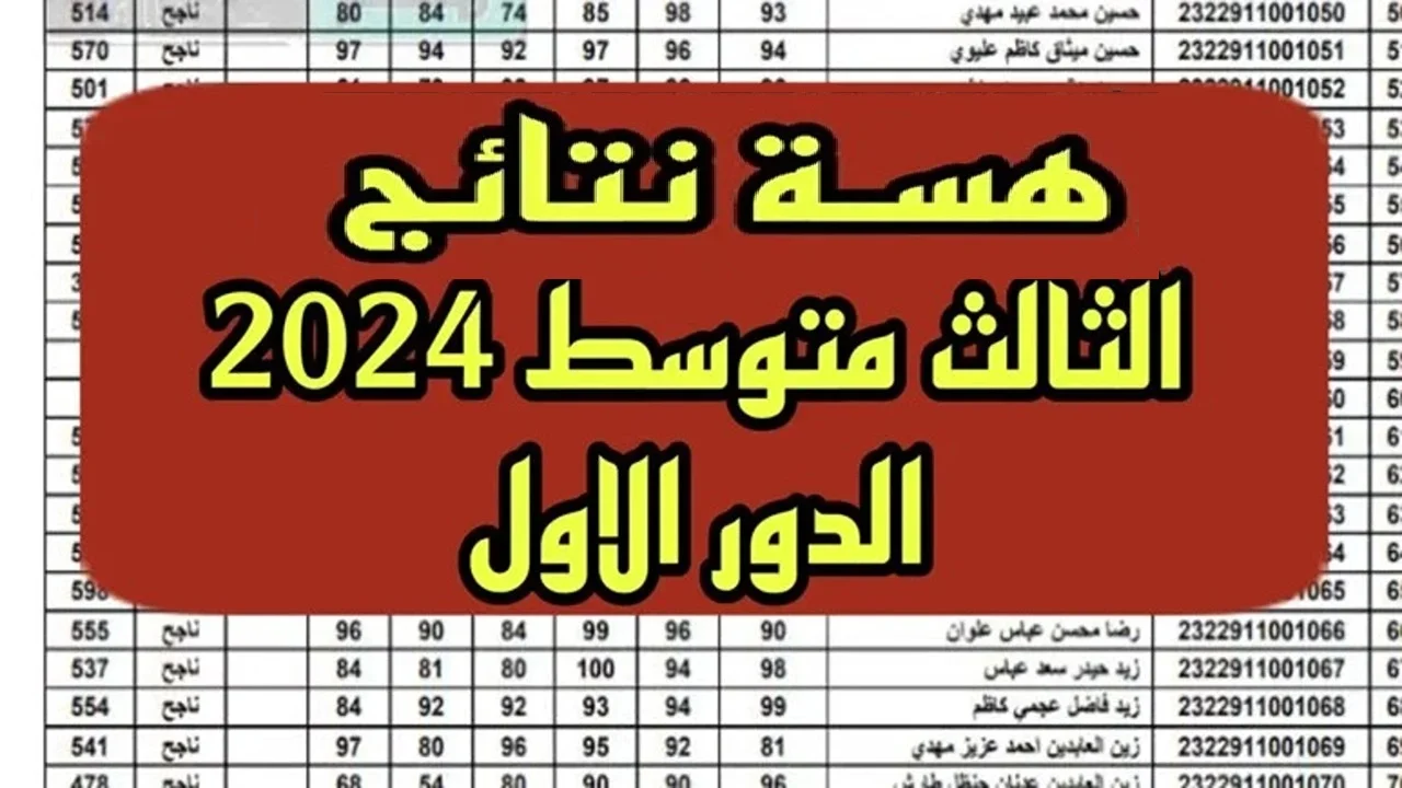 ✔️ جاري الرفع ✔️.. رابط الاستعلام عن نتائج الثالث متوسط الدور الأول 2024 عبر موقع نتائجنا