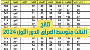 “استعلم الآن”.. نتائج الثالث المتوسط وكيفية الحصول عليها بالرقم الأمتحاني الدور الأول 2024