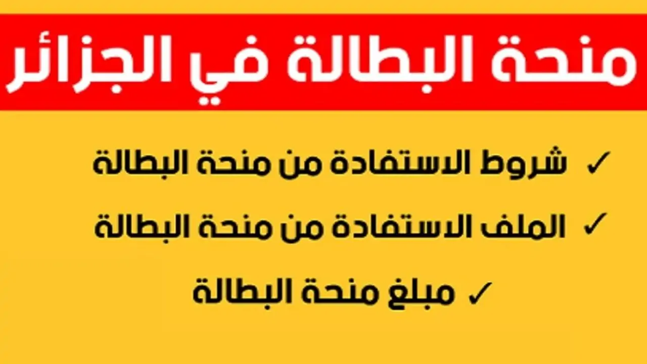 تعرف على.. طريقة التسجيل في منحة البطالة الجزائر 2024 والأوراق المطلوبة