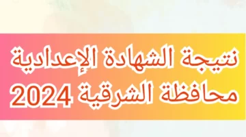 مبروك عليك النجاح .. نتيجتك عندنا عبر موقع اليوم السابع “نتيجة الشهادة الإعدادية بالاسم الشرقية 2024”