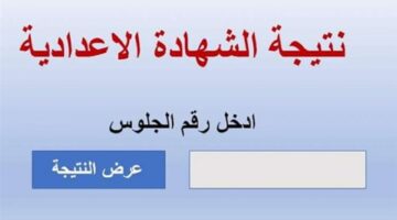 ظهرت الآن.. نتيجة الشهادة الإعدادية محافظة الغربية اخر العام 2024 بالاسم ورقم الجلوس