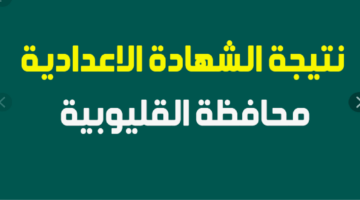 مبروووك.. نتيجة الشهادة الإعدادية محافظة القليوبية رابط رسمي مباشر بالاسم ورقم الجلوس