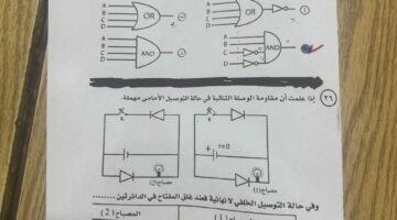 وزارة التربية والتعليم: نموذج اجابة امتحان الفيزياء للثانوية العامة 2024 الصف الثالث الثانوي اليوم