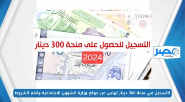 بالخطوات.. التسجيل في منحة 300 دينار تونس عبر موقع وزارة الشؤون الاجتماعية وأهم شروط التسجيل