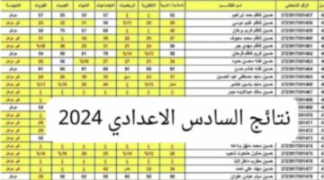 استعلم الآن.. رابط استخراج نتائج السادس الاعدادي الدور الأول 2024 عبر منصة نجاح وزارة التربية العراقية بالرقم الامتحاني”student.najah.iq”