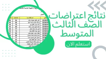 استعلم هسه.. نتائج اعتراضات الثالث المتوسط 2024 الدور الأول العراق عبر وزارة التربية وموقع نتائجنا