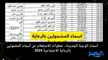 أسماء الوجبة الجديدة.. خطوات الاستعلام عن أسماء المشمولين بالرعاية الاجتماعية 2024