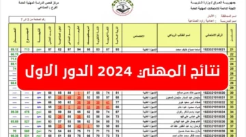 خلال دقائق.. الاستعلام عن نتائج اعتراضات السادس الاعدادي المهني 2024 الدور الأول بعموم العراق