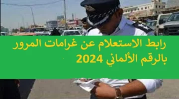 “شوف غرامة سيارتك وادفعها”.. غرامات المرور العامة الرقم الالماني بالعراق 2024 عبر منصة اور ur.gov.iq