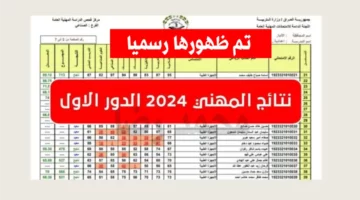 مباااارك معدل عاليه بالتسعين.. الاستعلام عن نتائج التعليم المهني 2024 في العراق عبر موقع وزارة التربية والتعليم وموقع نتائجنا