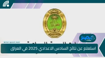 رابط مباشر الآن.. استعلم عن نتائج السادس الاعدادي 2025 في العراق إلكترونيًا عبر موقع وزارة التربية الرسمي