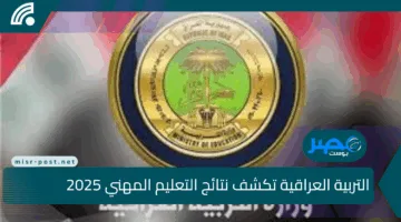 رسمياً.. التربية العراقية تكشف نتائج التعليم المهني 2025 بجميع تخصصاته فحص الآن برقم الامتحاني