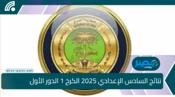 الآن رسمياً.. نتائج السادس الإعدادي 2025 الكرخ 1 الدور الأول تظهر على موقع وزارة التربية العراقية