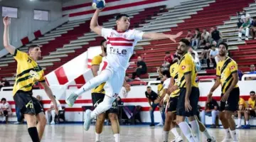 الزمالك يتغلب على البنك الأهلى فى دورى محترفى اليد