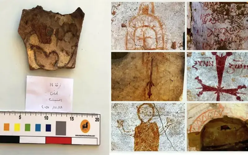 تفاصيل جديدة تكشفها 10 صور عن الاكتشاف الأثري في منطقة وادي النطرون