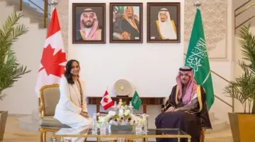 لقاء سعودي – كندي بشأن التحديات الإقليمية واعتداءات إيران على المملكة.