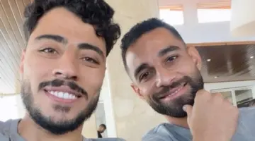 أكرم توفيق يهنئ عمرو السولية بعيد ميلاده