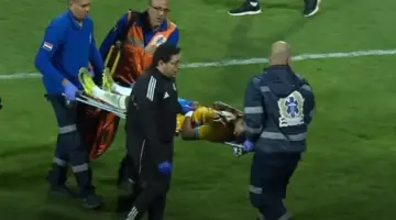 إصابة قوية لمصطفى خطاري خلال لقاء الإسماعيلي ومودرن سبورت