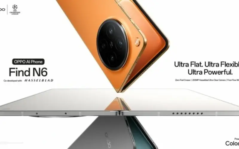 إطلاق هاتف OPPO Find N6 القابل للطي في مصر بمميزات ذكاء اصطناعي متقدمة