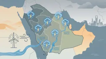 الأرصاد تتوقع أمطاراً رعدية غزيرة وسيولاً على معظم أنحاء المملكة اليوم — سبق