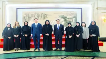 الاتحاد النسائي يناقش مع الحزب الشيوعي الصيني تعزيز الشراكات التنموية