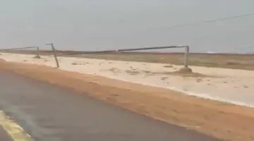 الرياح تُسقط أعمدة الكهرباء في رياض الخبراء.. و«الطاقة»: السبب «الظروف»! – أخبار السعودية