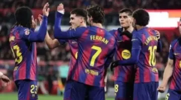 بطاقة حمراء.. شوط أول مثير بين برشلونة وأتلتيكو مدريد بالدوري الإسباني