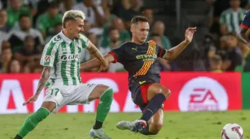 تعادل مثير بين جيرونا وريال بيتيس في الشوط الأول من الدوري الإسباني