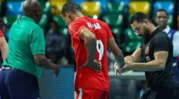 تفاصيل إصابة محمد عسران لاعب الأهلي ببطولة إفريقيا للطائرة