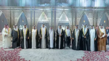 حكام الشارقة وأم القيوين ورأس الخيمة يحضرون حفل زفاف غانم آل ثاني