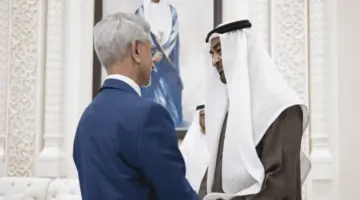 رئيس الإمارات يستقبل وزير الخارجية في الهند