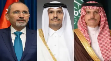 رئيس الوزراء القطري يناقش مع وزيري الخارجية السعودي والأردني آخر تطورات المنطقة | أخبار