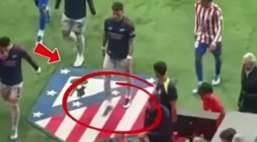 سيميوني في أزمة مع لاعب أرسنال بسبب شعار أتلتيكو مدريد