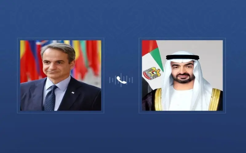 محمد بن زايد يناقش هاتفياً مع الرئيس الروسي ورئيس وزراء اليونان تداعيات الاعتداءات الإيرانية