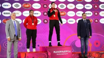 منتخب المصارعة النسائية تحت 20 سنة يحصد 5 ميداليات بالبطولة الأفريقية بالإسكندرية